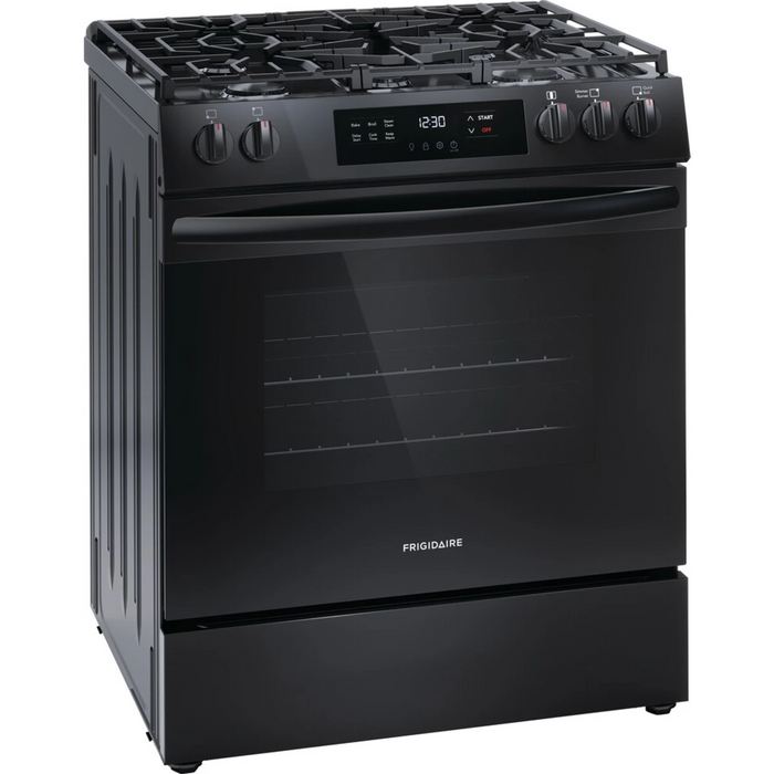 Frigidaire 30" Freestanding/Slide-In Gas Range FCFG3062AB