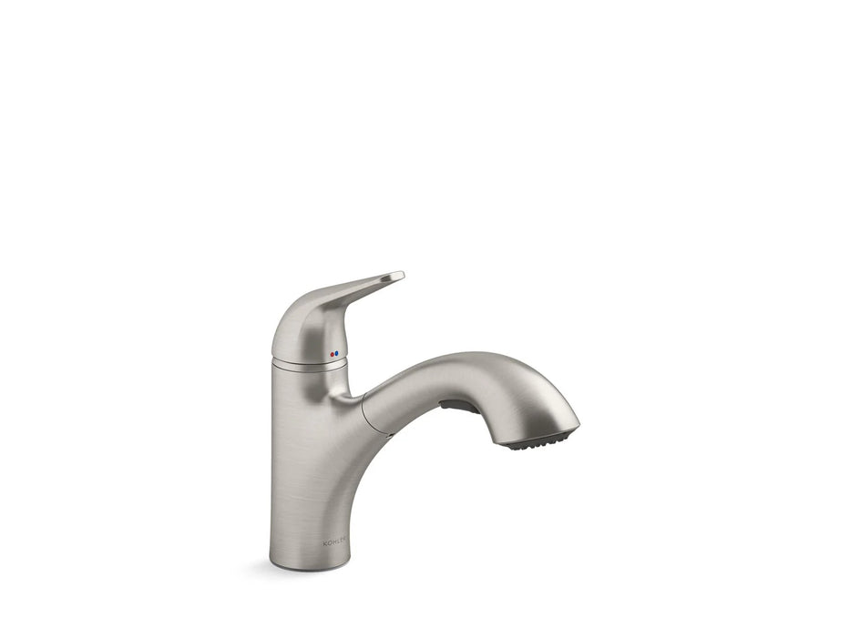 KOHLER Jolt Pull-out kitchen sink faucet, two-function sprayhead K-30612