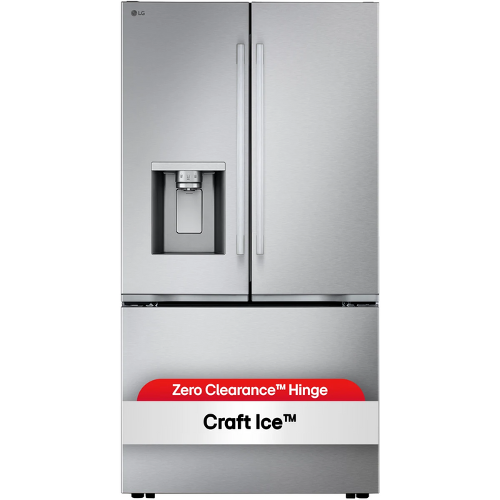 LG 36" Counter-Depth MAX™ Freestanding French Door Smart Refrigerator, LF24Z6530S