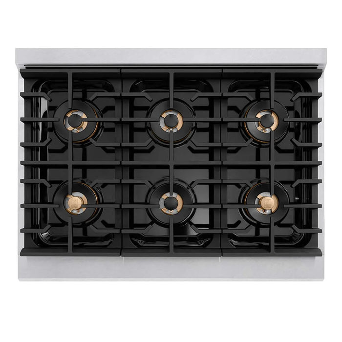 ZLINE 36" Paramount Gas Rangetop DuoPro™ Cooktop PSRTSZ-36-MB