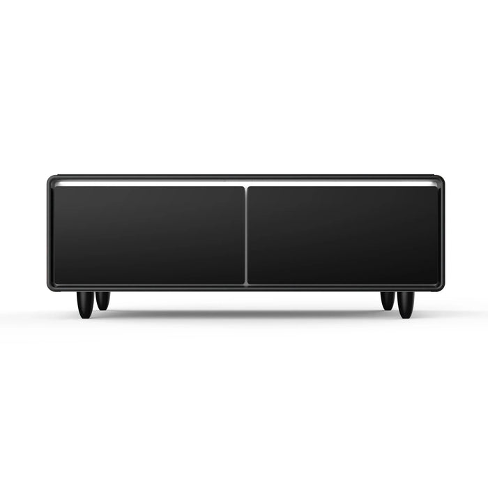 FORNO Evoluto 51" Smart Coffee Table – Dual Fridge Drawers Wood Accents FCTFR7006-51WD