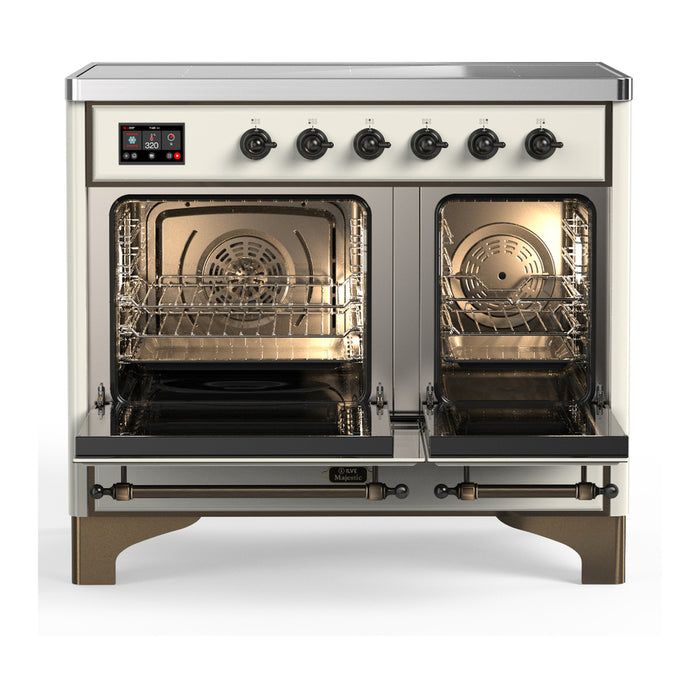 ILVE 40"Majestic III Induction Range, UMDIB40QNR3 — UMDIB40QNR3AWB