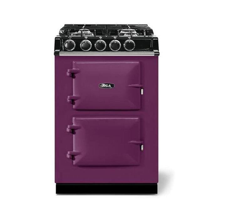 AGA Classic 24" City Dual Fuel Range - Aubergine ATC2DFAUB