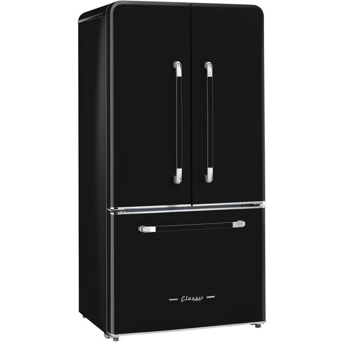 UNIQUE 36" Freestanding Counter-Depth French Door Refrigerator, UGP-595L B AC