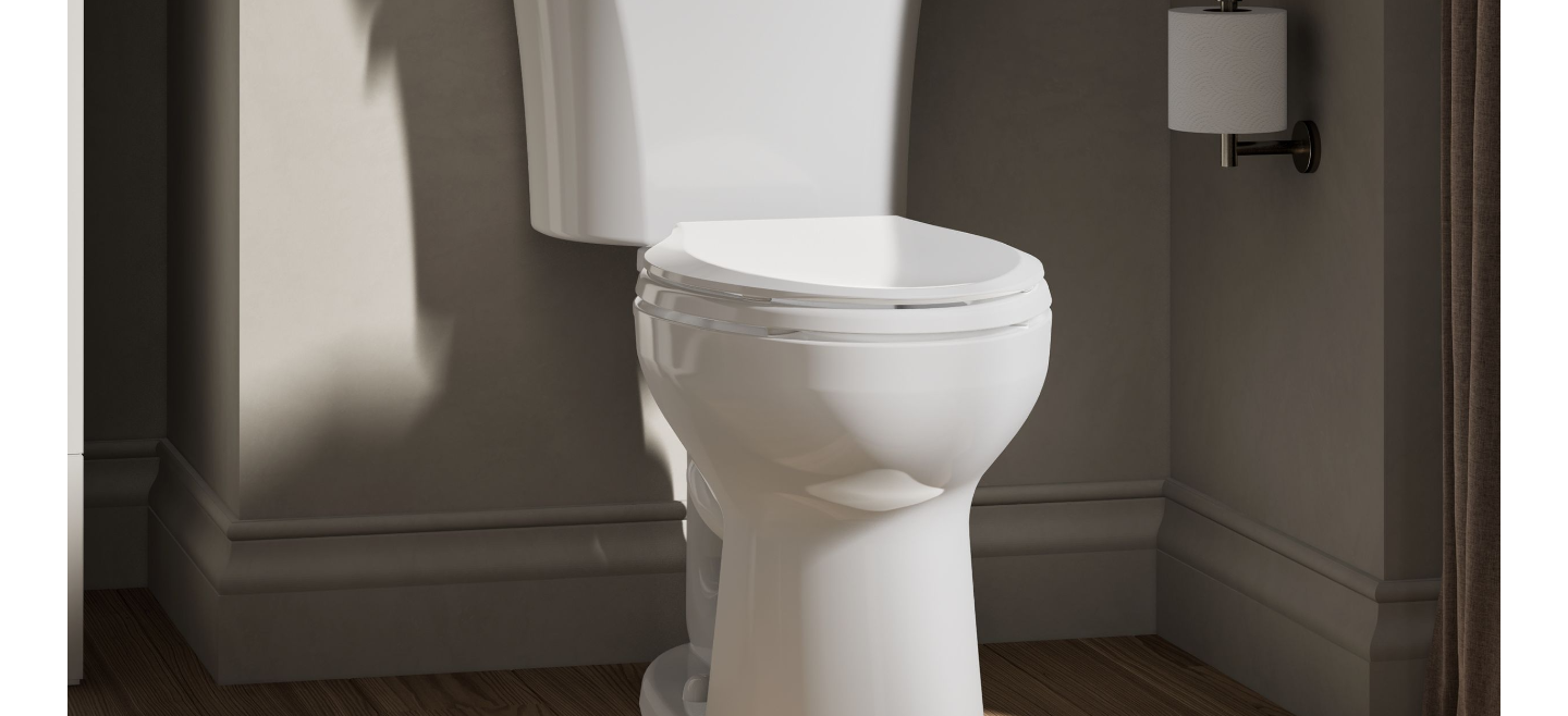 KOHLER Highline Comfort Height Two-Piece Elongated Toilet K-43999-0