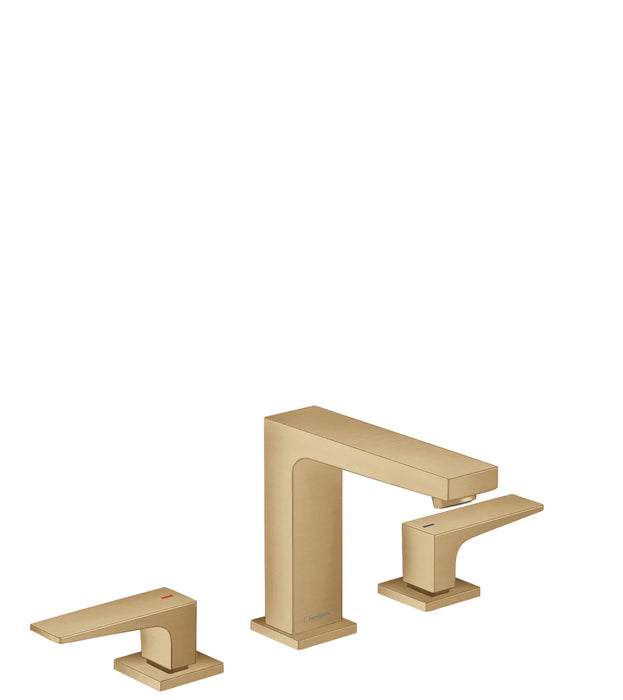 Hansgrohe Metropol Widespread Faucet 110, Lever Handles And Pop-Up Drain