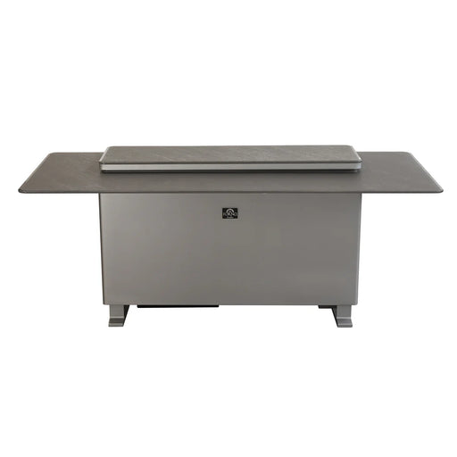 Elevato Smart Bar Table, Sandstone Black, fridge, freezer, Bluetooth control - Angle View