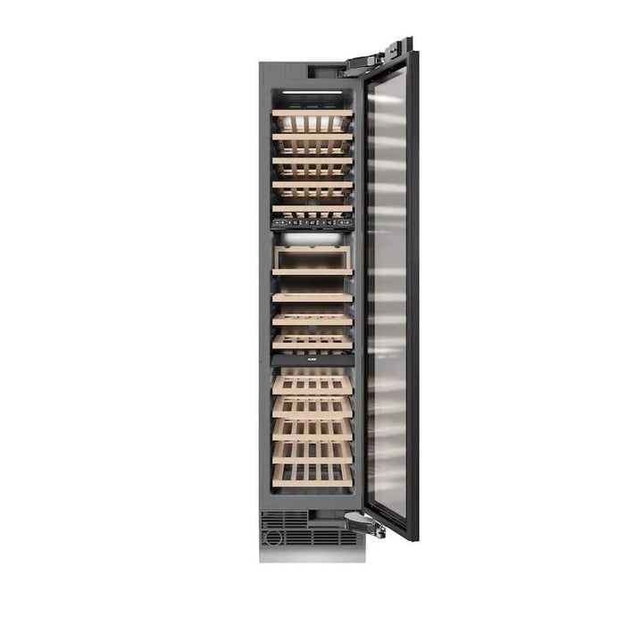 ZLINE 18" Triple Zone 68 Bottle Panel Ready Column Right Hinge Wine Cooler Champagne Bronze RBCWVRZ-18-CB