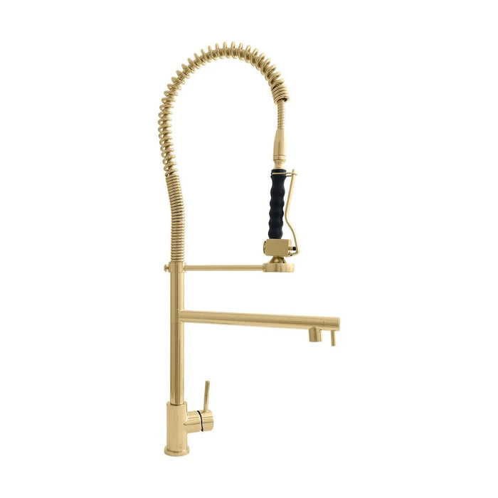 ZLINE Van Gogh Kitchen Faucet in Polished Gold, VNG-KF-PG