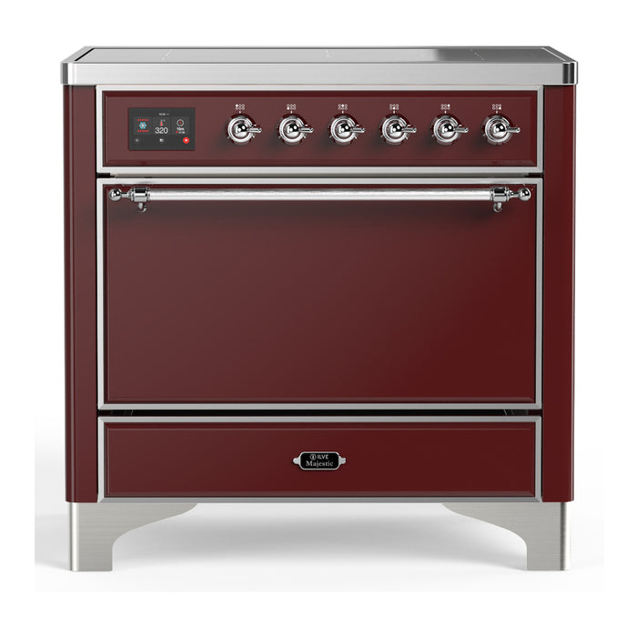 ILVE 36"Majestic III Induction Range, UMIB36QNR3 — UMIB36QNR3AWB