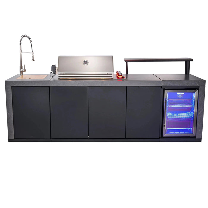 Forno Rimini Outdoor Kitchen FODKT2544BLK