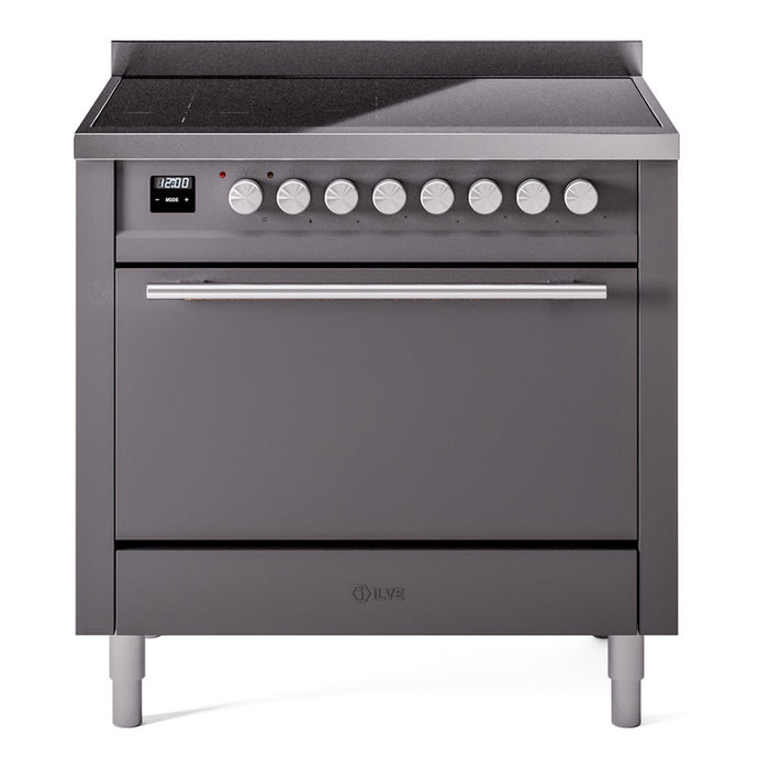ILVE 36"Professional Plus Freestanding Induction Range UPI366QMP — UPI366QMPBK