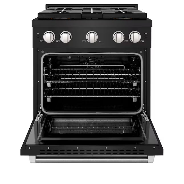 ZLINE 30" Convection Oven Freestanding Dual Fuel Range PSDRBL-30-KST