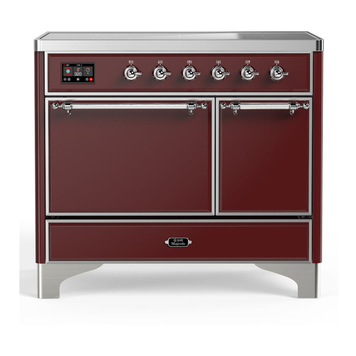 ILVE 40"Majestic III Induction Range, UMDIB40QNR3 — UMDIB40QNR3AWB