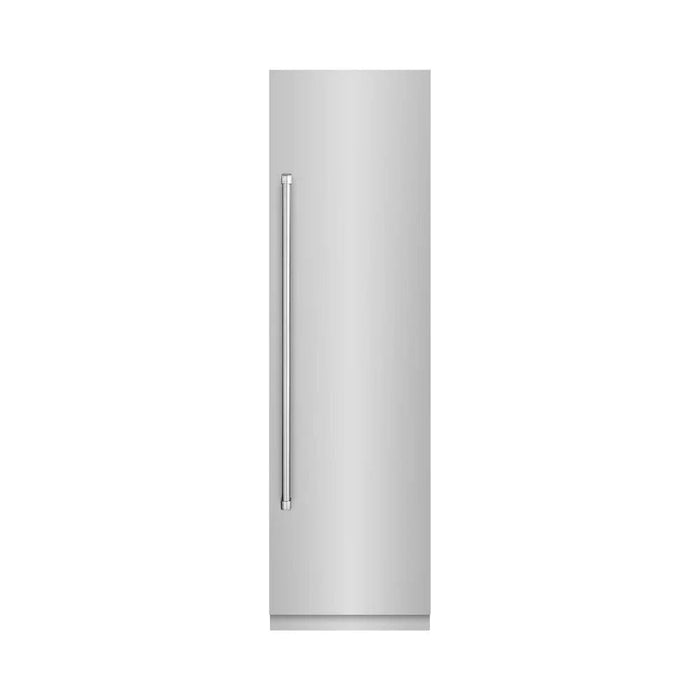 ZLINE 24" Column Refrigerator Stainless Steel, Graphite Gray Interior RCRV-304-24