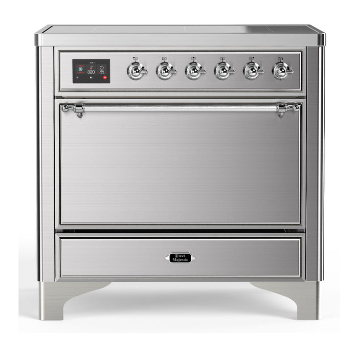 ILVE 36"Majestic III Induction Range, UMIB36QNR3 — UMIB36QNR3AWB