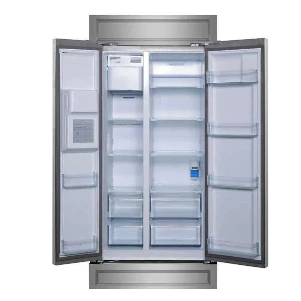 FORNO Salerno 40" Side-by-Side Built-In Refrigerator FFRBI1844-40MG