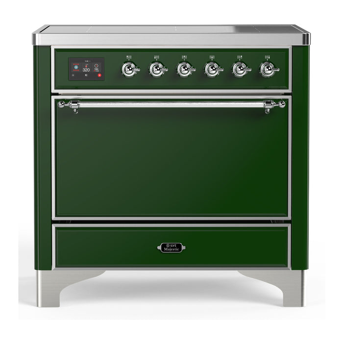ILVE 36"Majestic III Induction Range, UMIB36QNR3 — UMIB36QNR3AWB