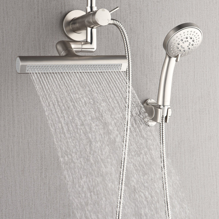 Forno Acqua AcquaFALL Mini Shower Head, Overhead Rainfall Shower SMW1BN-C8