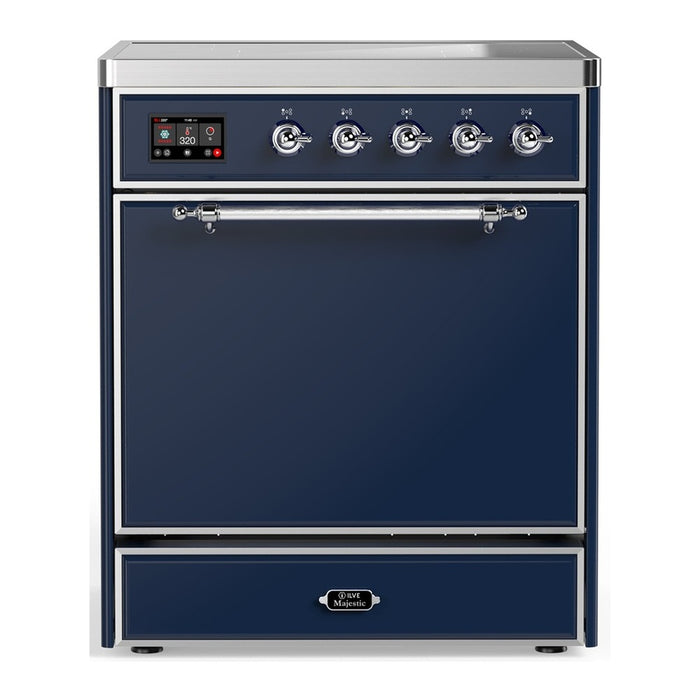 ILVE 30"Majestic III Induction Range, UMIB30QNR3 — UMIB30QNR3AWB