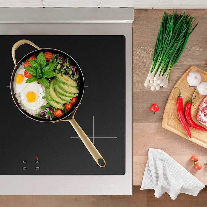 ZLINE Paramount Induction Range, Cooktop, Electric Convection Oven, Satin Stainless Steel SINRS-BLM
