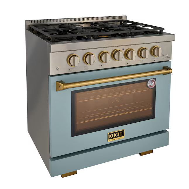 KUCHT 36" Natural Gas Range, KFX3600X-60AG