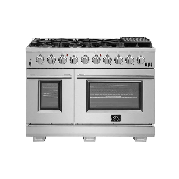 FORNO Appliance Package - 48" Gas Range and 60" Refrigerator FBDL-019-04CAUS