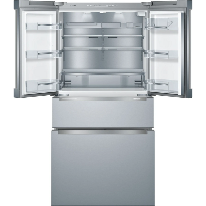 BOSCH 36" Counter Depth French Door Smart Refrigerator, B36CL80ENS