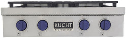 Kucht 30" 4 Burners Stainless Propane Cooktop KFX309T/LP-B - Farmhouse Kitchen and Bath