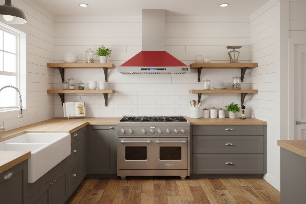 Kucht 30" Wall Mounted Color Range Hood KRH3015-R