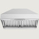 Nauxus Range Hood Insert 30 Inch,600 CFM Bulit-in Kitchen Vent Hood with 4 Speeds,Ultra-Quiet Duct Stove Hood 3CCT LED Lights and Dishwasher Safe Filters , NX-19IS-30