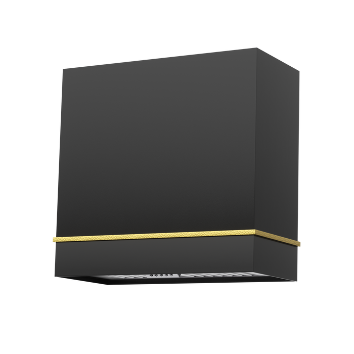 Akicon 30" Stainless Steel Wall Mount Range Hood with 600 CFM Vent Hood - AK-HS30HA-JB