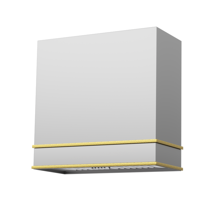 Akicon 30" Stainless Steel Wall Mount Range Hood with 600 CFM Vent Hood - AK-HS30HB-BS