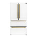 Forno 2-Piece White Kitchen Bundle - 30" Electric Range, 36" Bottom Freezer Refrigerator - View 30