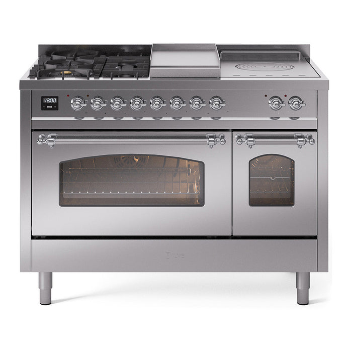 ILVE Nostalgie II 48" Dual Fuel Range UP48FSNMP