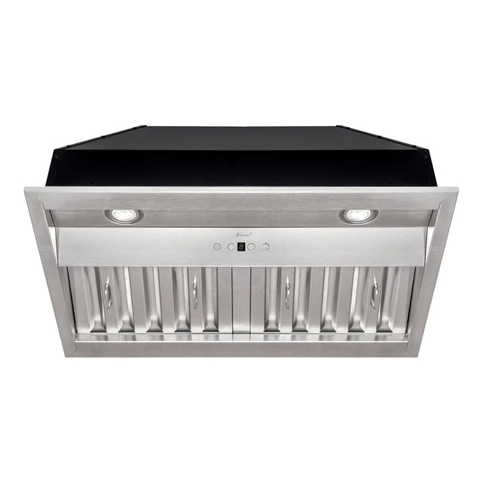 30" Range Hood Insert, Stainless Steel Kitchen Vent Hood with Dimmable LED Lights, 600CFM — NX-E90-30-Warm-SS