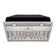 30" Range Hood Insert, Stainless Steel Kitchen Vent Hood with Dimmable LED Lights, 600CFM — NX-E90-30-Warm-SS