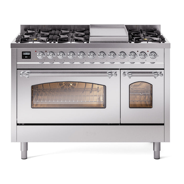 ILVE Nostalgie II 48" Dual Fuel Range, UP48FNMP