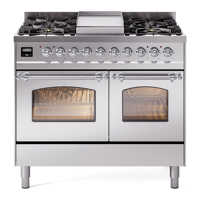 ILVE Nostalgie II 40" Dual Fuel Range, UPD40FNMP