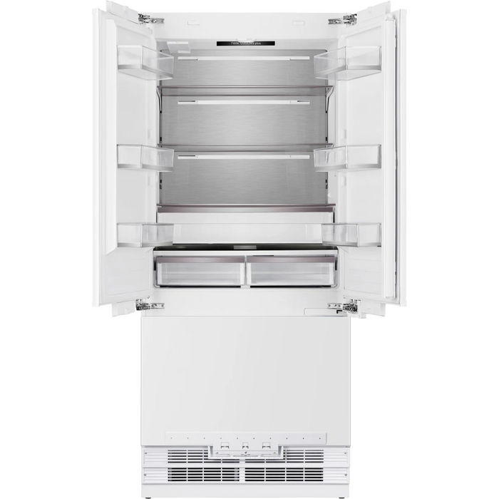 Elica 36" Built-In Panel Ready French Door Bottom-Mount Refrigerator, ER36FRB191PR