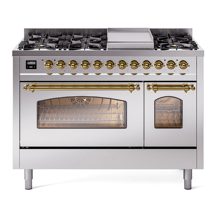 ILVE Nostalgie II 48" Dual Fuel Range, UP48FNMP