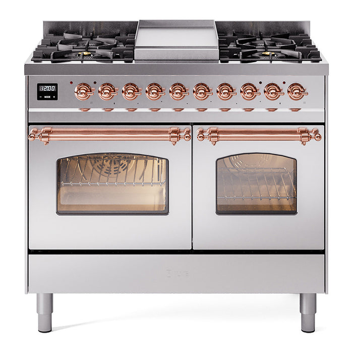 ILVE Nostalgie II 40" Dual Fuel Range, UPD40FNMP