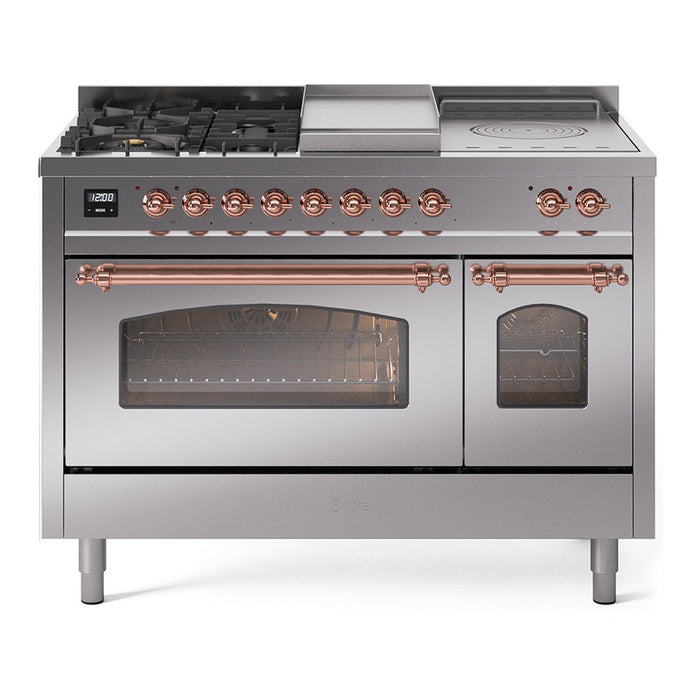 ILVE Nostalgie II 48" Dual Fuel Range UP48FSNMP