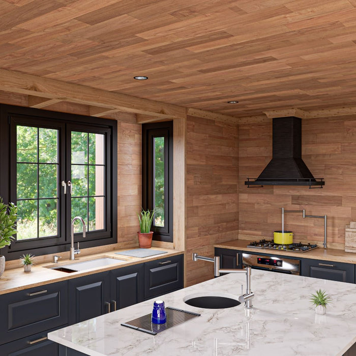 ALFI brand 34" Granite Composite Workstation Step Rim Sink, Accessories AB3418SBUM