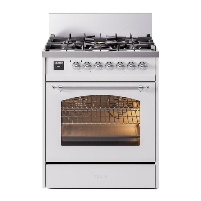 ILVE Nostalgie II 30" Dual Fuel Range, UP30NMP