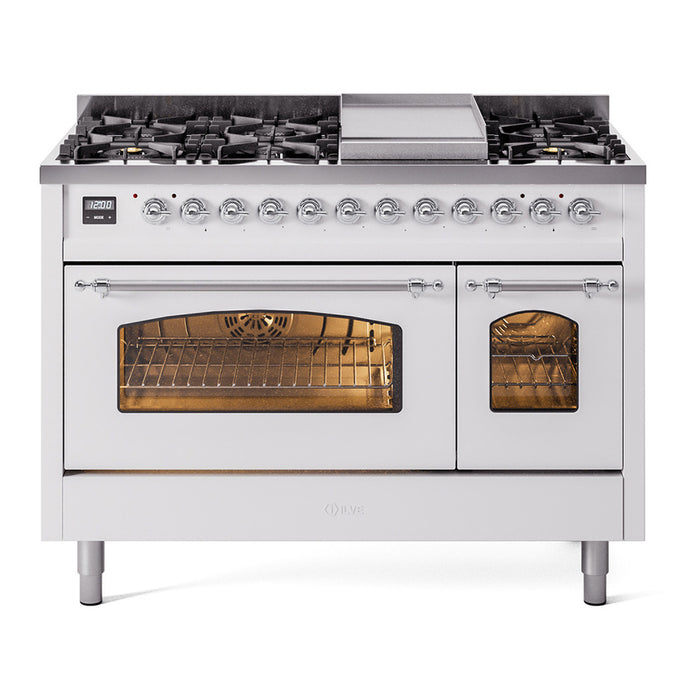 ILVE Nostalgie II 48" Dual Fuel Range, UP48FNMP