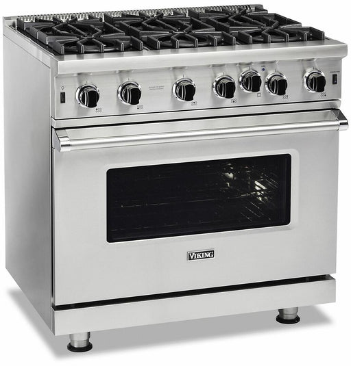 VIKING 36" Open Burner Gas Range VGIC53626BSS VIKING