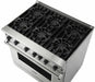 VIKING 36" Open Burner Gas Range VGIC53626BSS VIKING