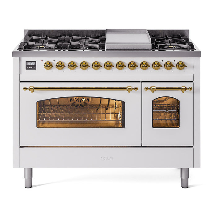 ILVE Nostalgie II 48" Dual Fuel Range, UP48FNMP