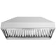 36" Range Hood Insert ,600 CFM Stainless Steel Kitchen Vent Hood with 4 Speeds 3CCT LED Lights — NX-19IS-36
